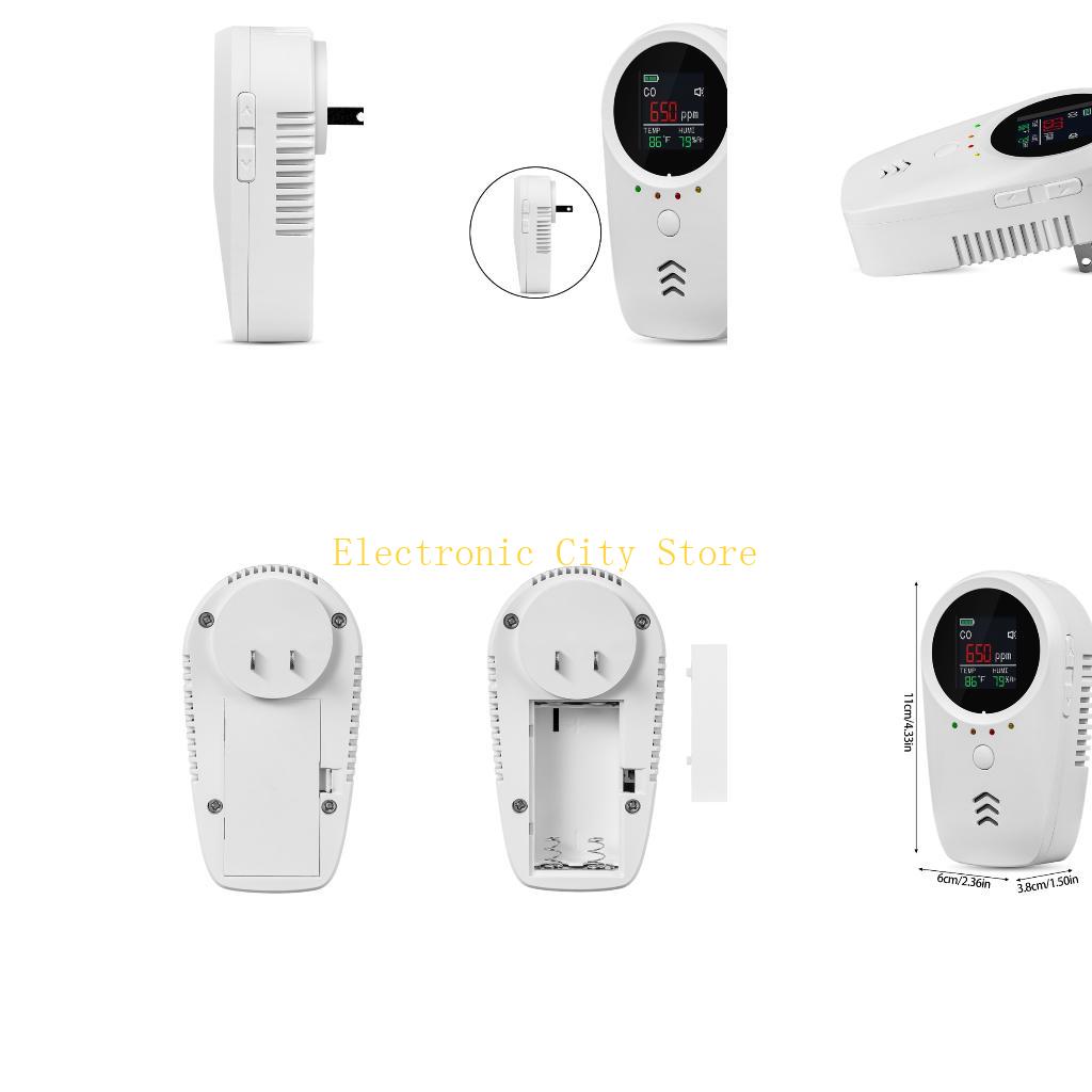 Co Detector Plug - 4 In 1 Wall Plugs In