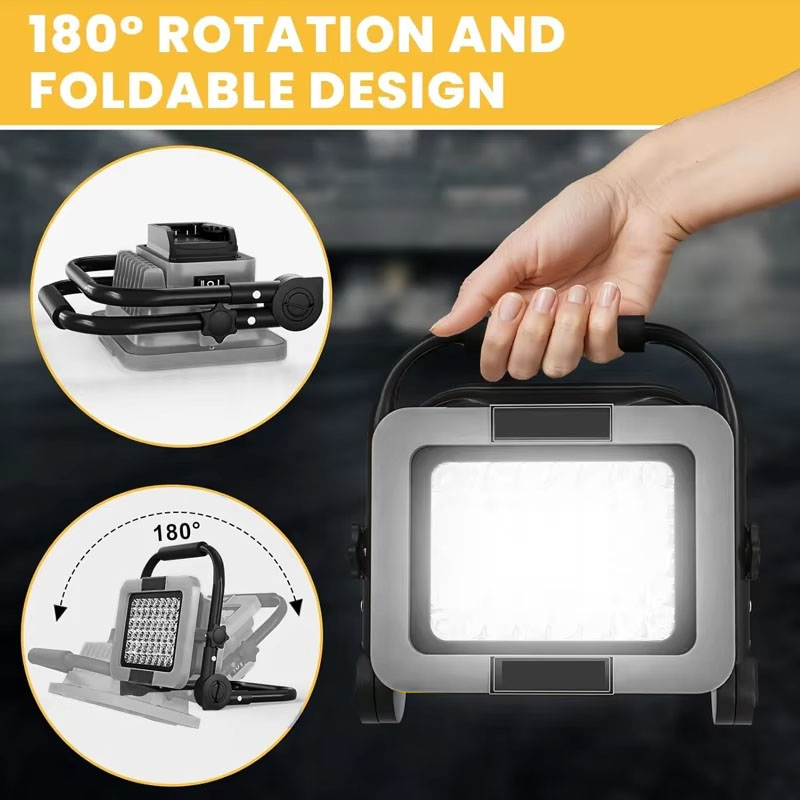 Power Outage Light - 50W 10000LM Work Light For Dewalt