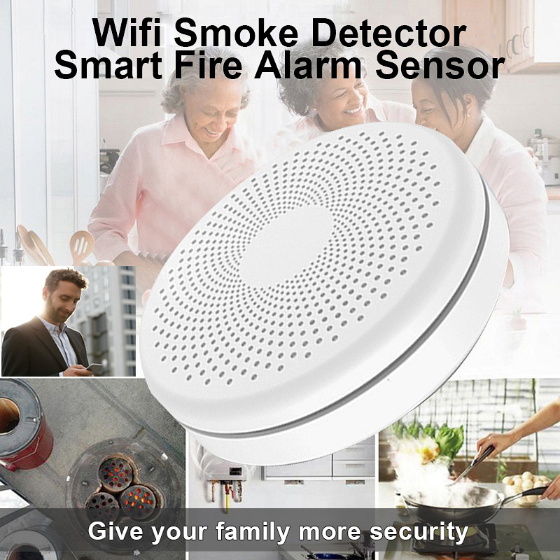 2 in 1 Version WiFi Tuya Smart – Smoke Detector Interconnected recenzja i cena