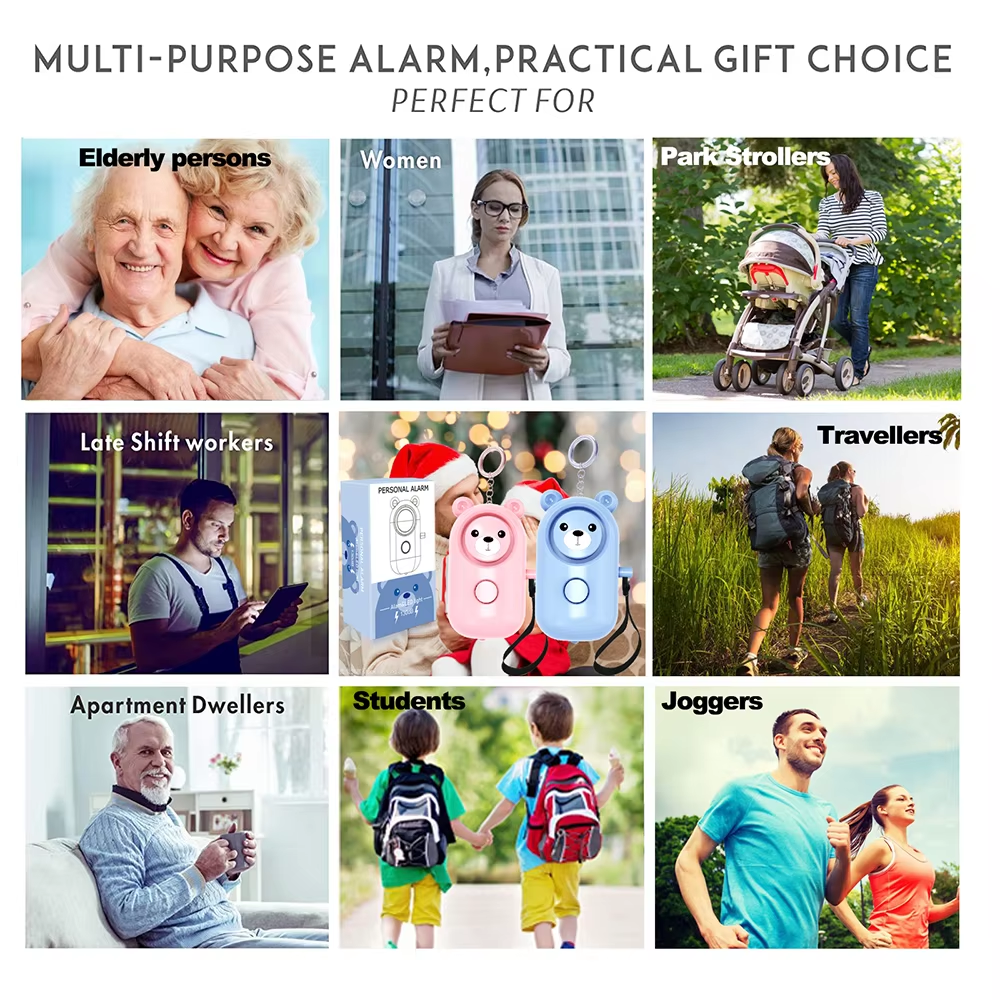 130dB Loud Self Defense Alarm  – Personal Alarm Keychain recenzja i cena