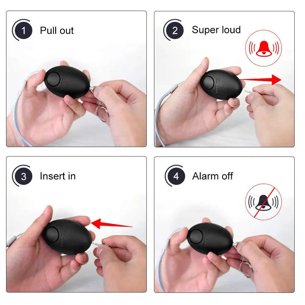 Cheap Self Defense Alarm 120dB – Personal Alarm Keychain recenzja i cena