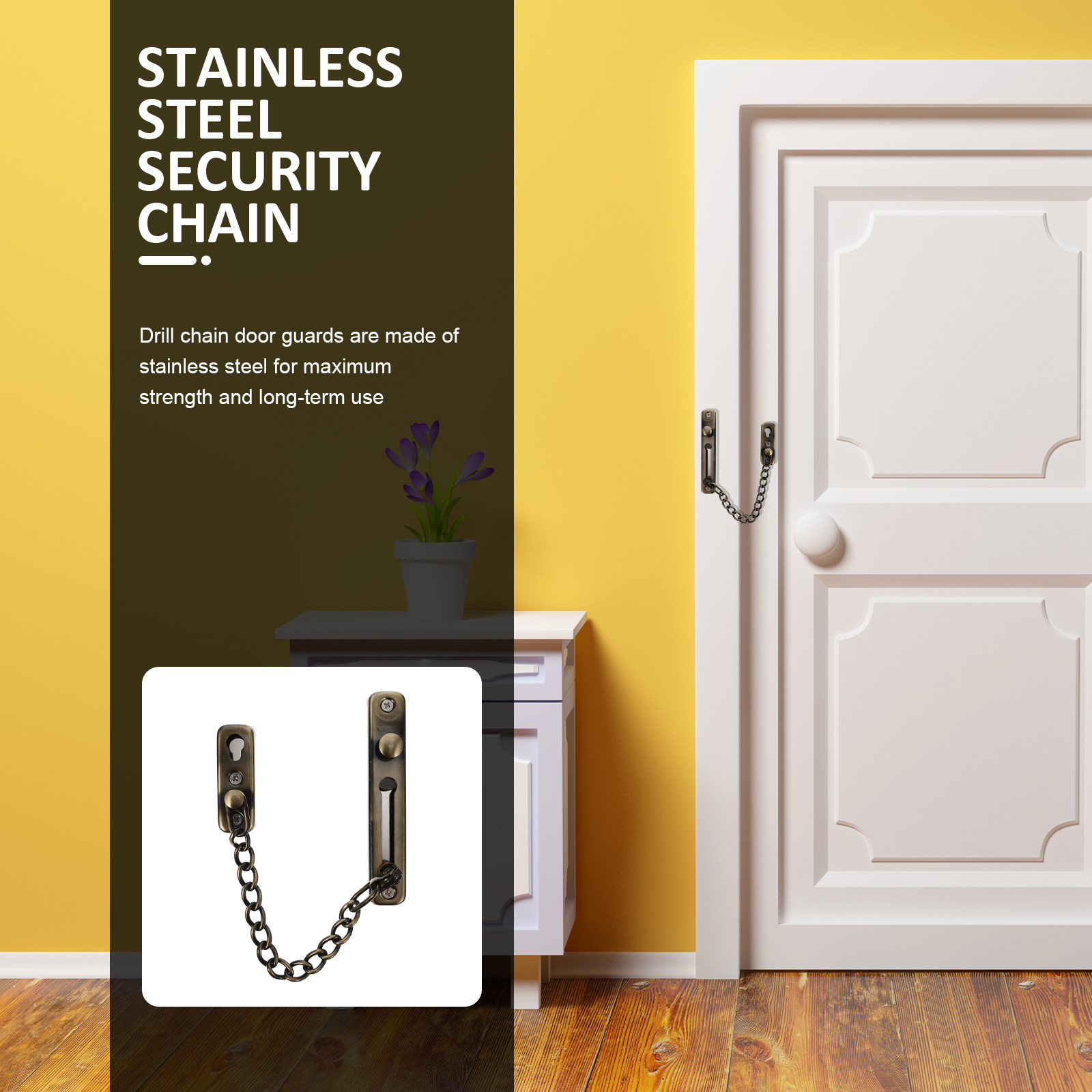 Punch-Free Childproof Door Cha – Security Chain Door recenzja i cena