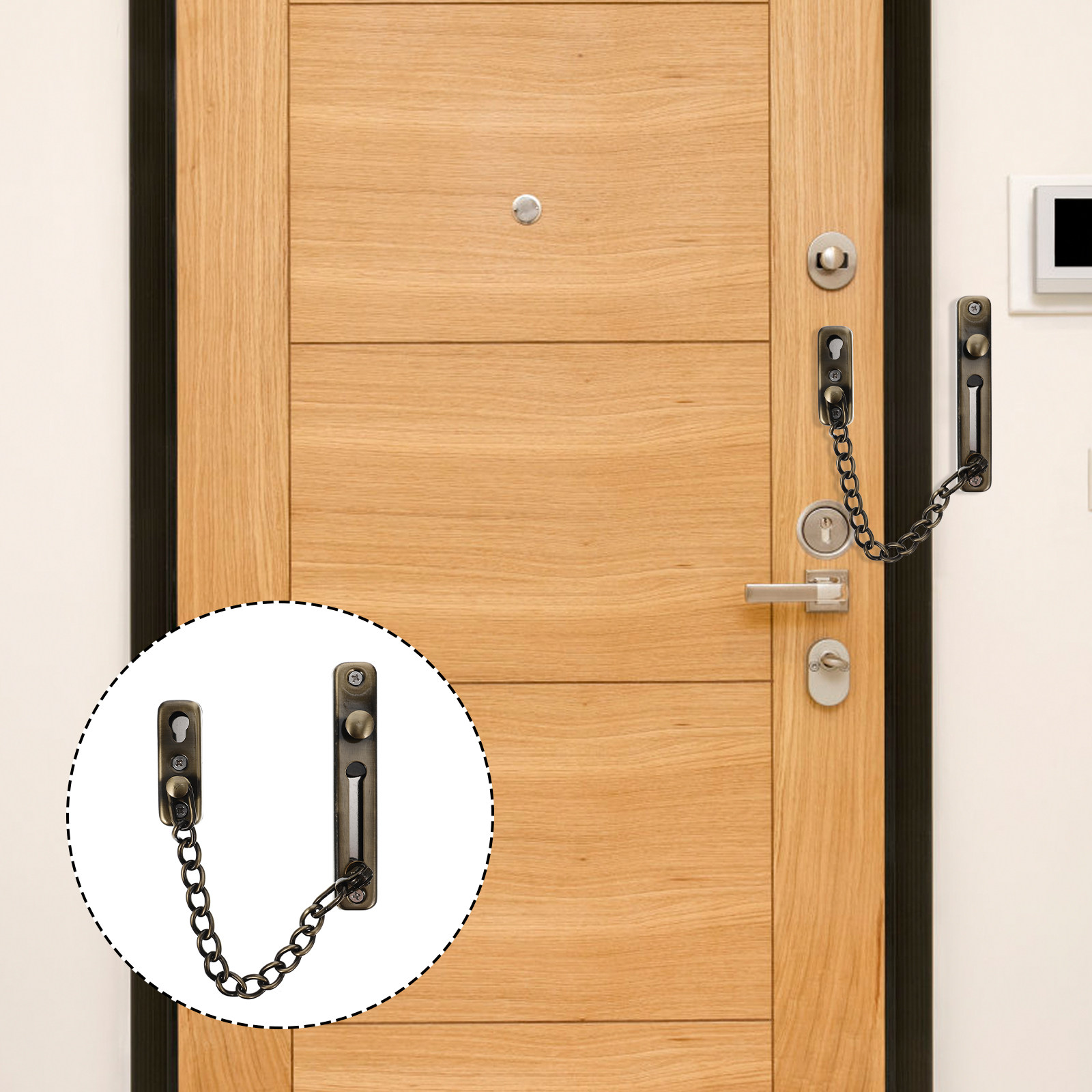 Punch-Free Childproof Door Cha – Security Chain Door recenzja i cena