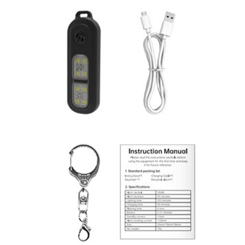 Hollarm Rechargeable Keychain  – Personal Alarm Keychain recenzja i cena