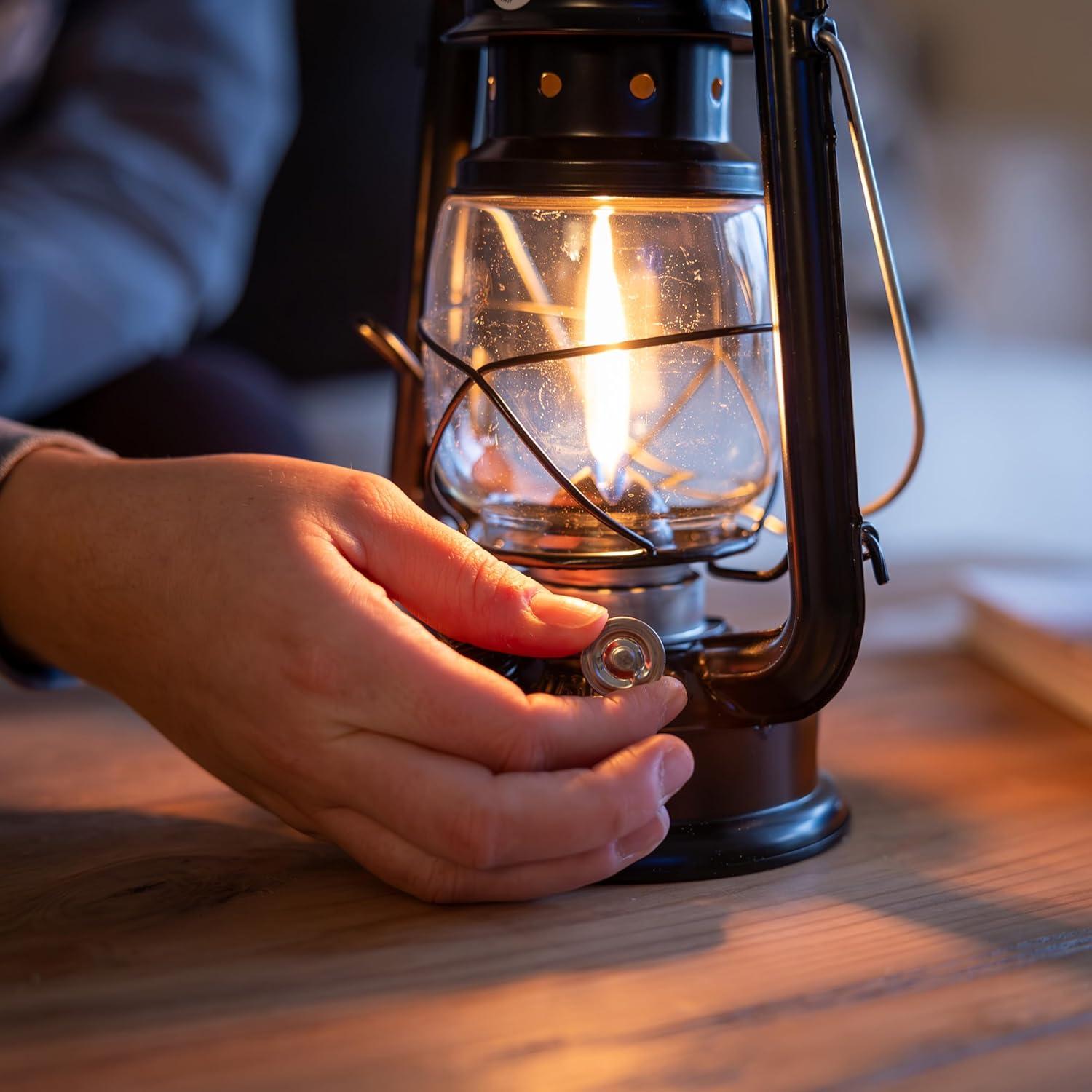 Vintage Hurricane Oil Lamp, Bl – Power Outage Light recenzja i cena