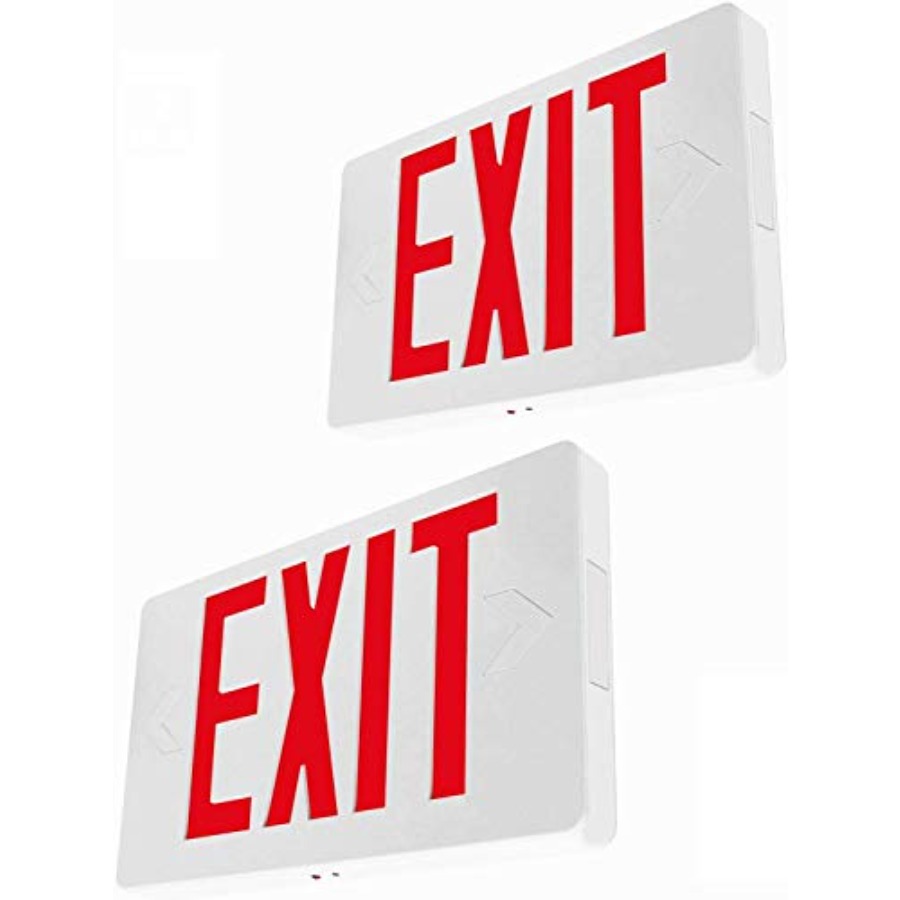 Ultra Slim LED Exit Sign, Red  – Emergency Exit Sign recenzja i cena