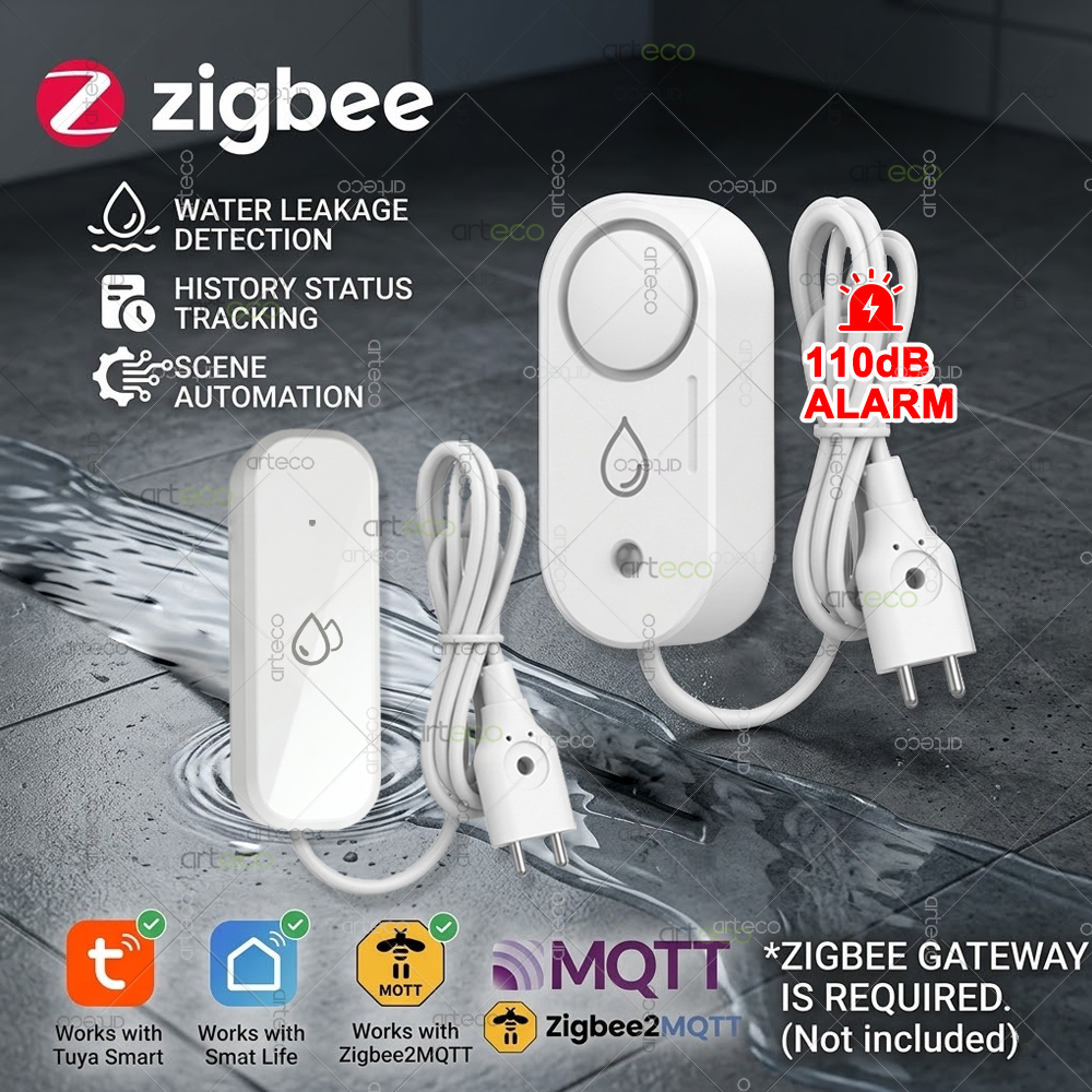 Zigbee Water Leak Sensor Flood – Water Alarm Sensor recenzja i cena