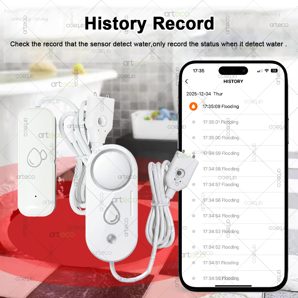 Zigbee Water Leak Sensor Flood – Water Alarm Sensor recenzja i cena