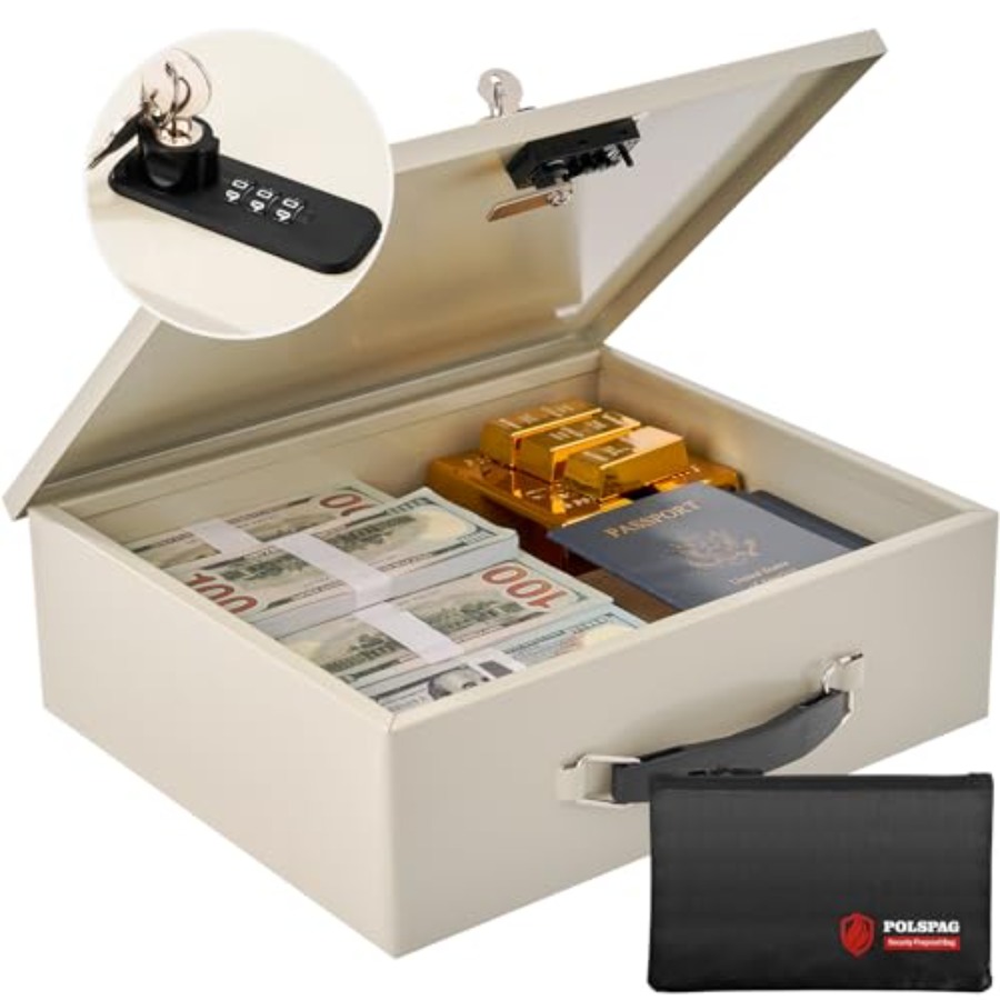 Fireproof Document Box with Ke – Fire Safe Document recenzja i cena