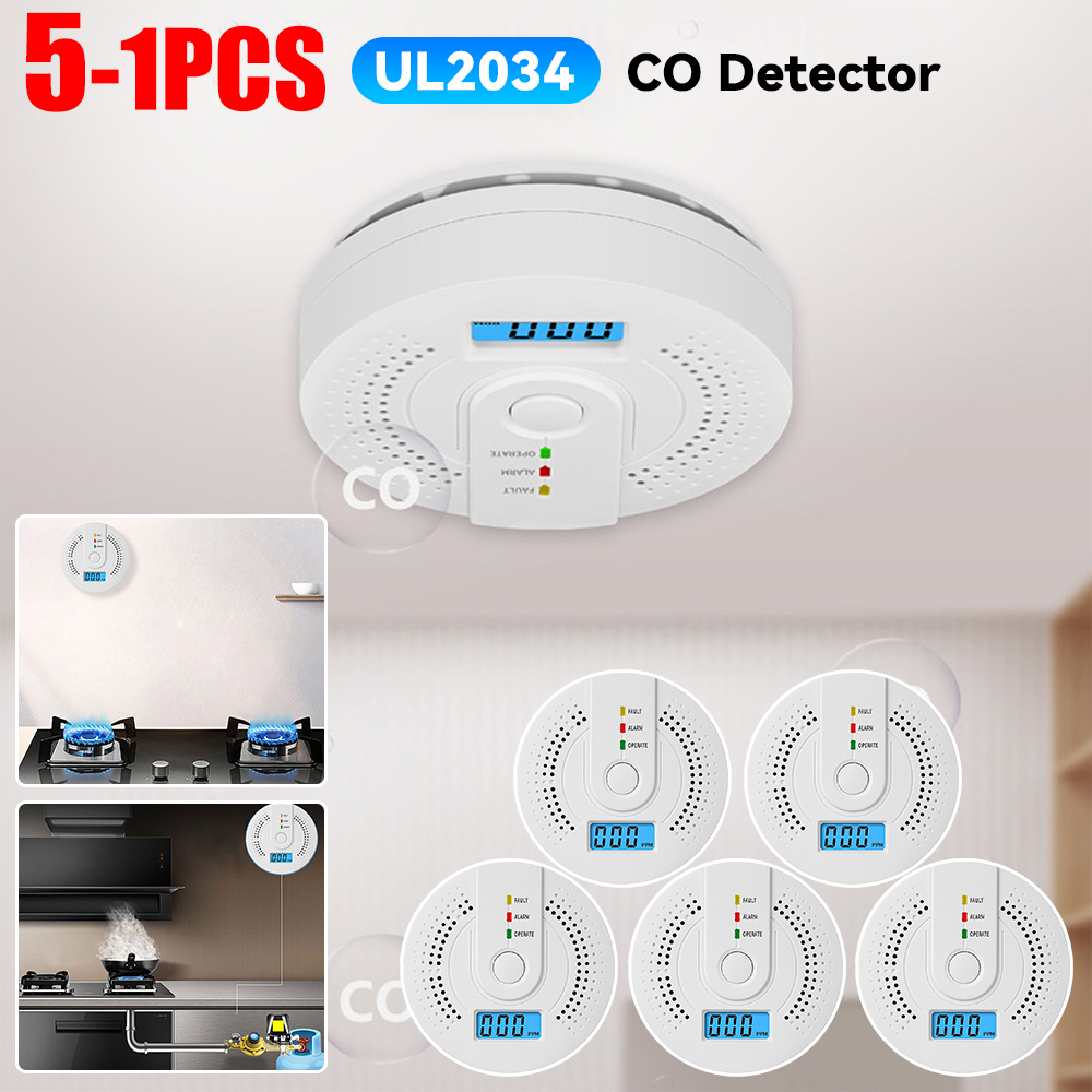 Digital Carbon Monoxide Detect – Smoke Detector Interconnected recenzja i cena