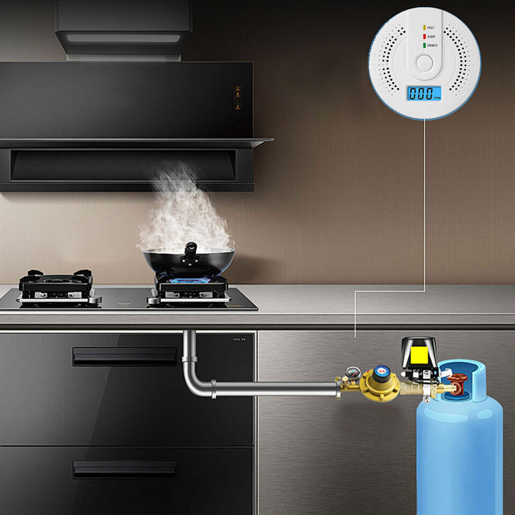 Digital Carbon Monoxide Detect – Smoke Detector Interconnected recenzja i cena