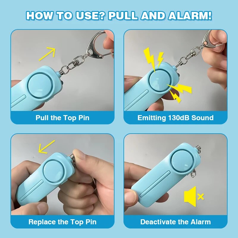 Personal Security Alarm Self D – Personal Alarm Keychain recenzja i cena