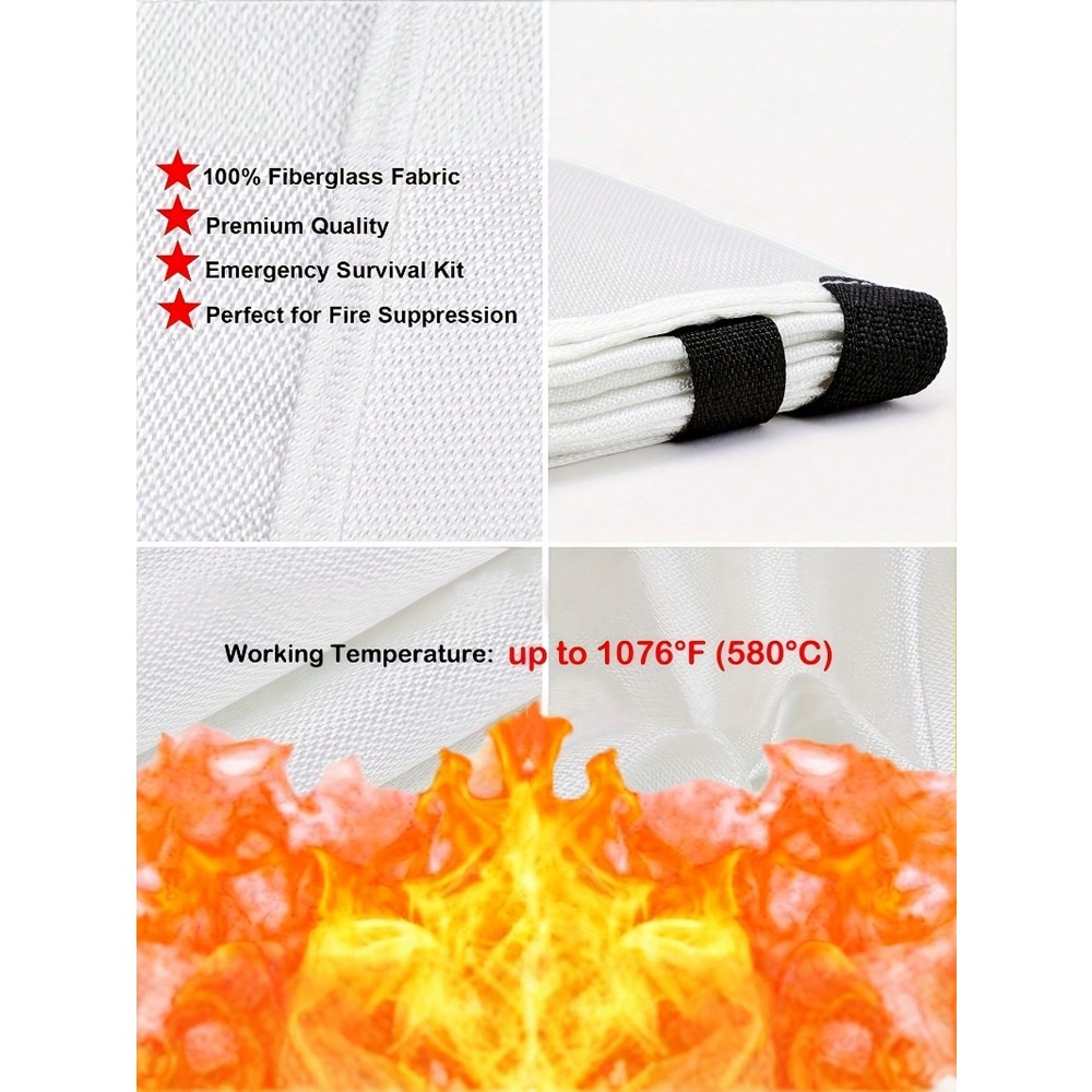 Fire Blanket 39.37 X 39.37 Inc – Fire Blanket Kitchen recenzja i cena