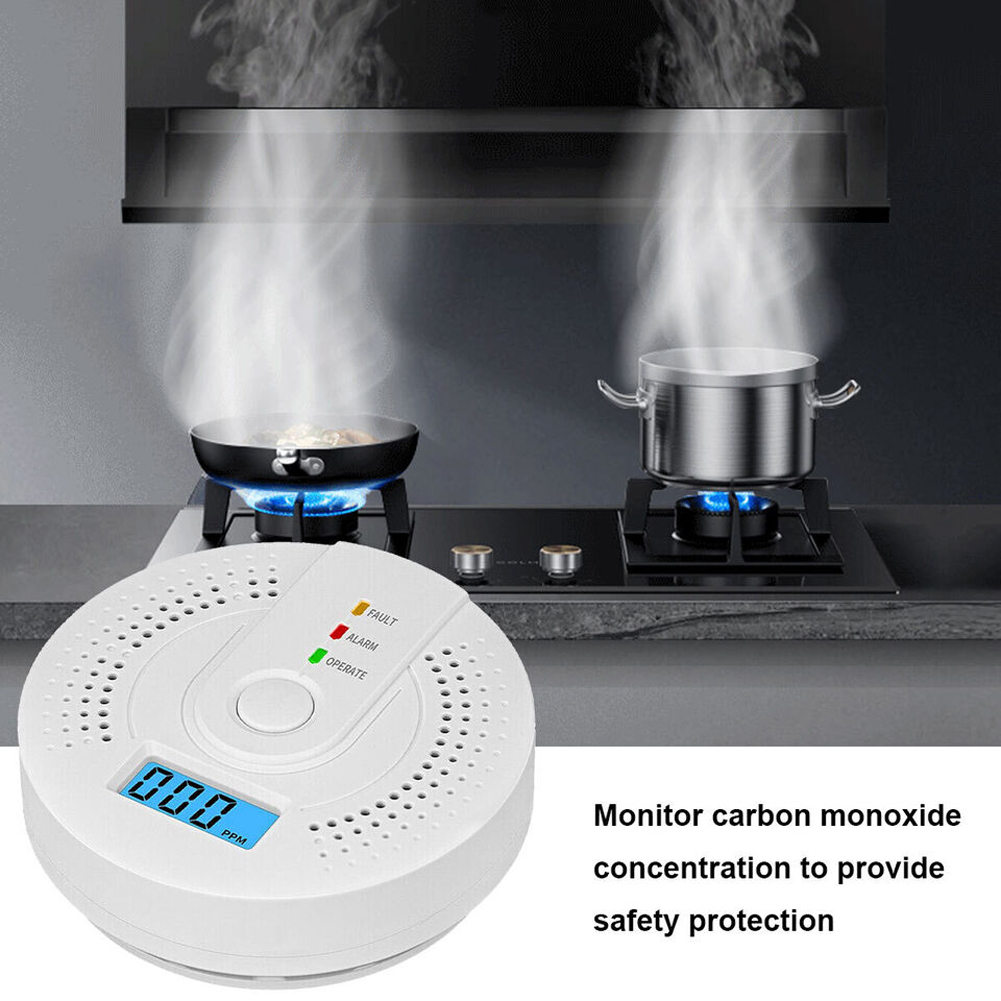 5-1PCS Digital Carbon Monoxide – Smoke Detector Interconnected recenzja i cena