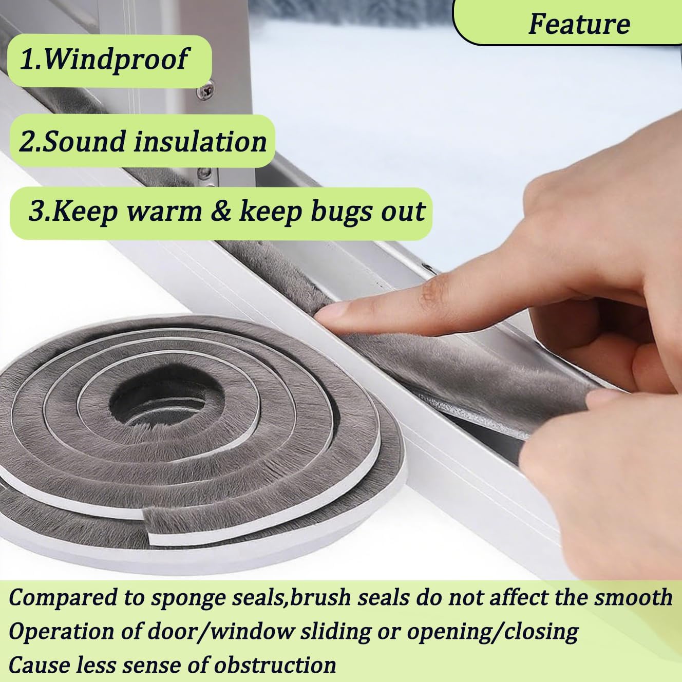 10M Self-adhesive Door Window  – Window Lock Bar recenzja i cena