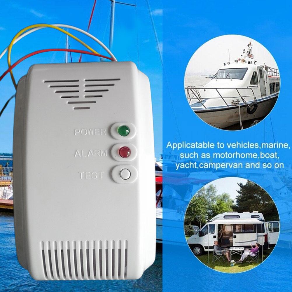 Propane Butane Sensor 12V Gas  – Smoke Detector Interconnected recenzja i cena