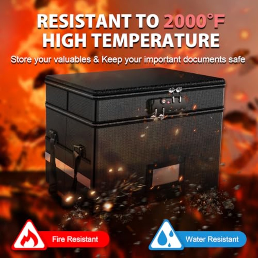 Fireproof Document Box with Lo – Fire Safe Document recenzja i cena