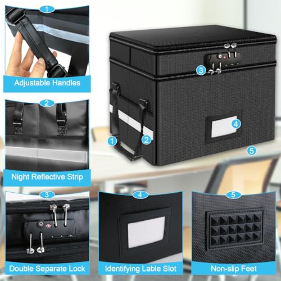 Fireproof Document Box with Lo – Fire Safe Document recenzja i cena