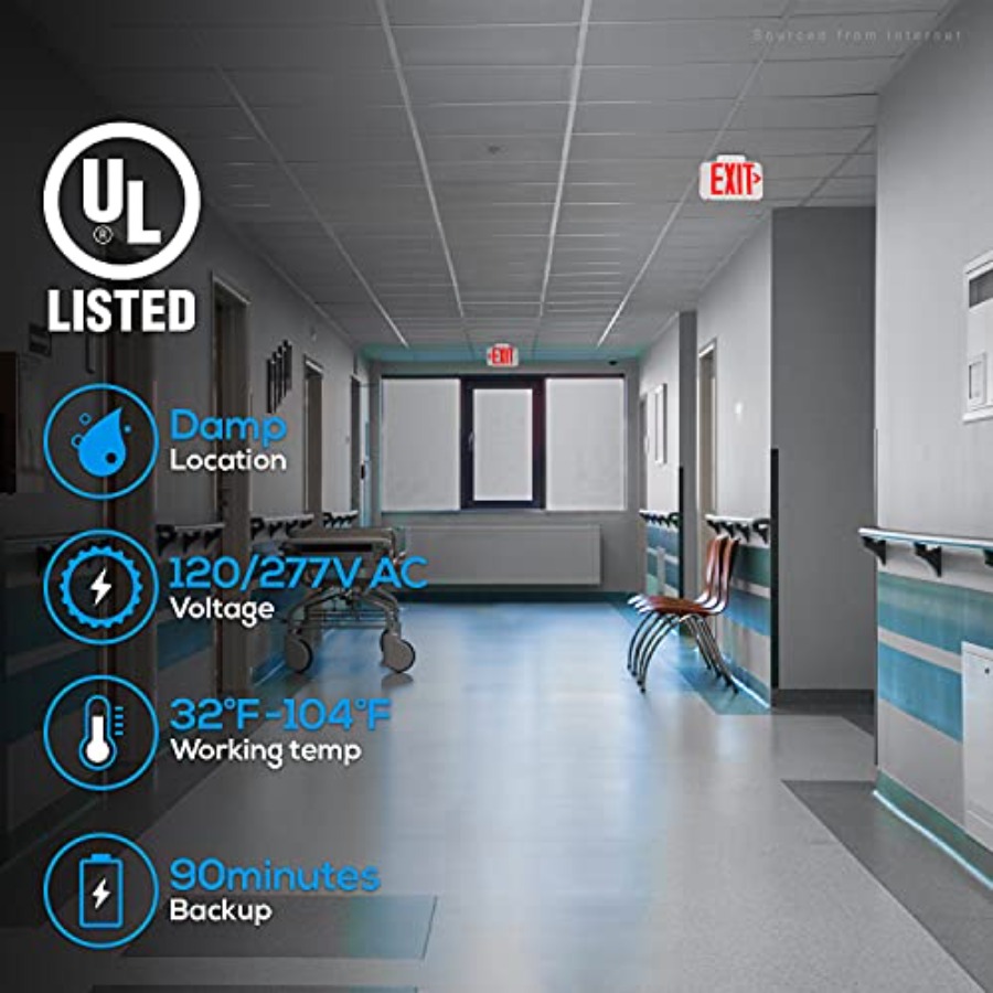 LED Exit Sign, Emergency Exit  – Emergency Exit Sign recenzja i cena