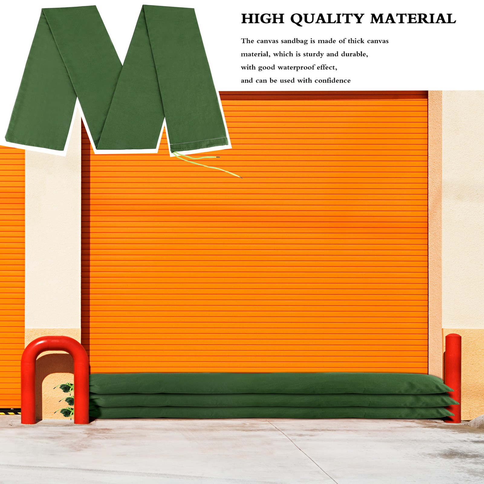 Sandbag Long Sandbag Green Can – Flood Barrier Bag recenzja i cena