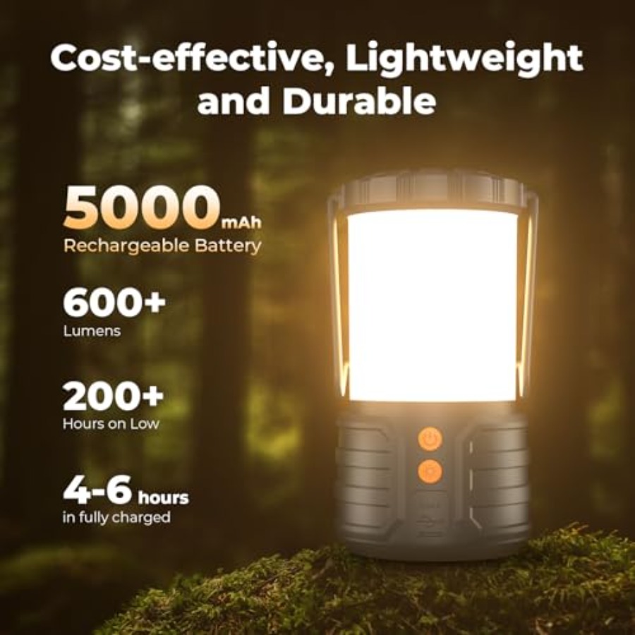 Camping Lantern, 5000mAh Recha – Power Outage Light recenzja i cena