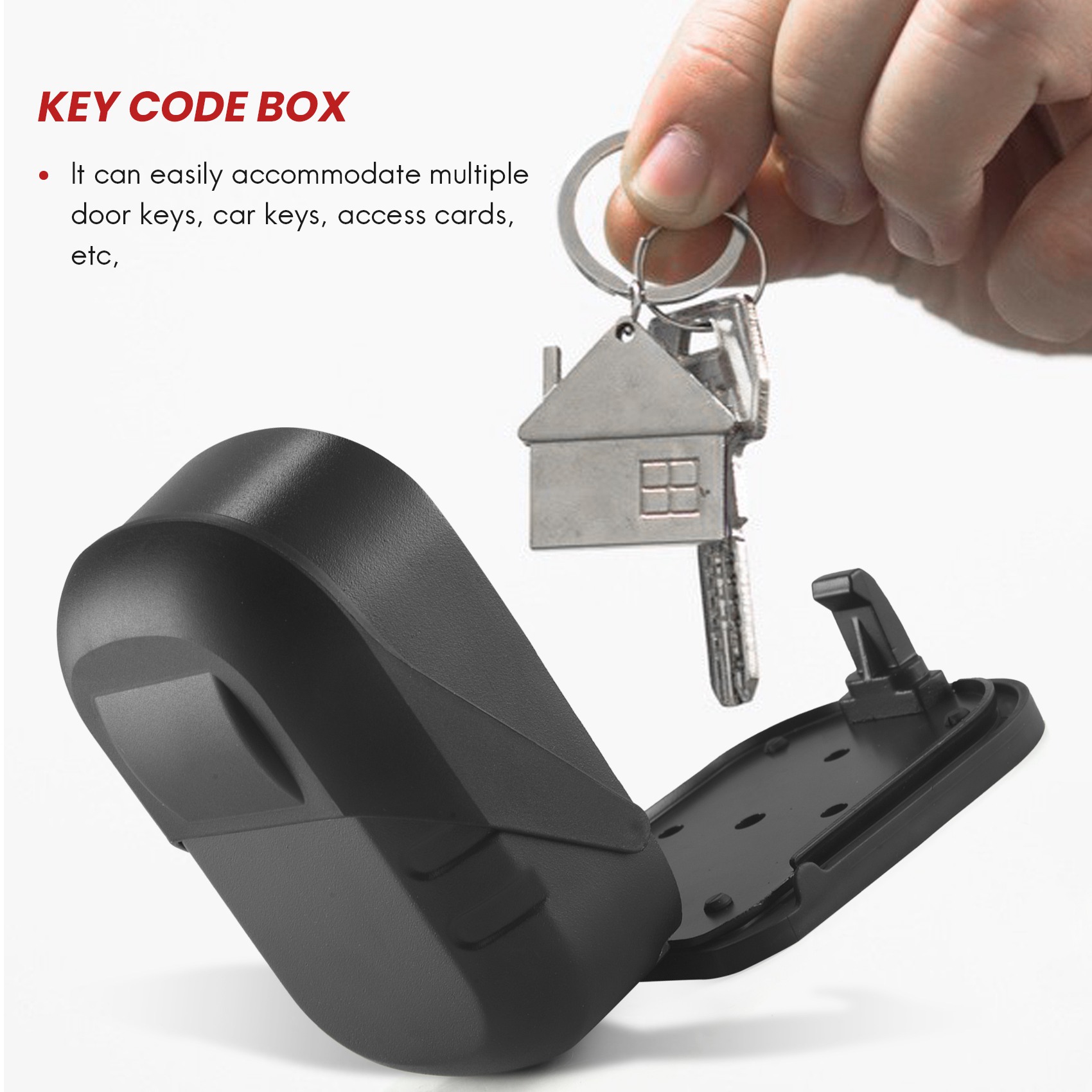 B27B Key Lock Box Wall Mount 4 – Lockbox Key Secure recenzja i cena