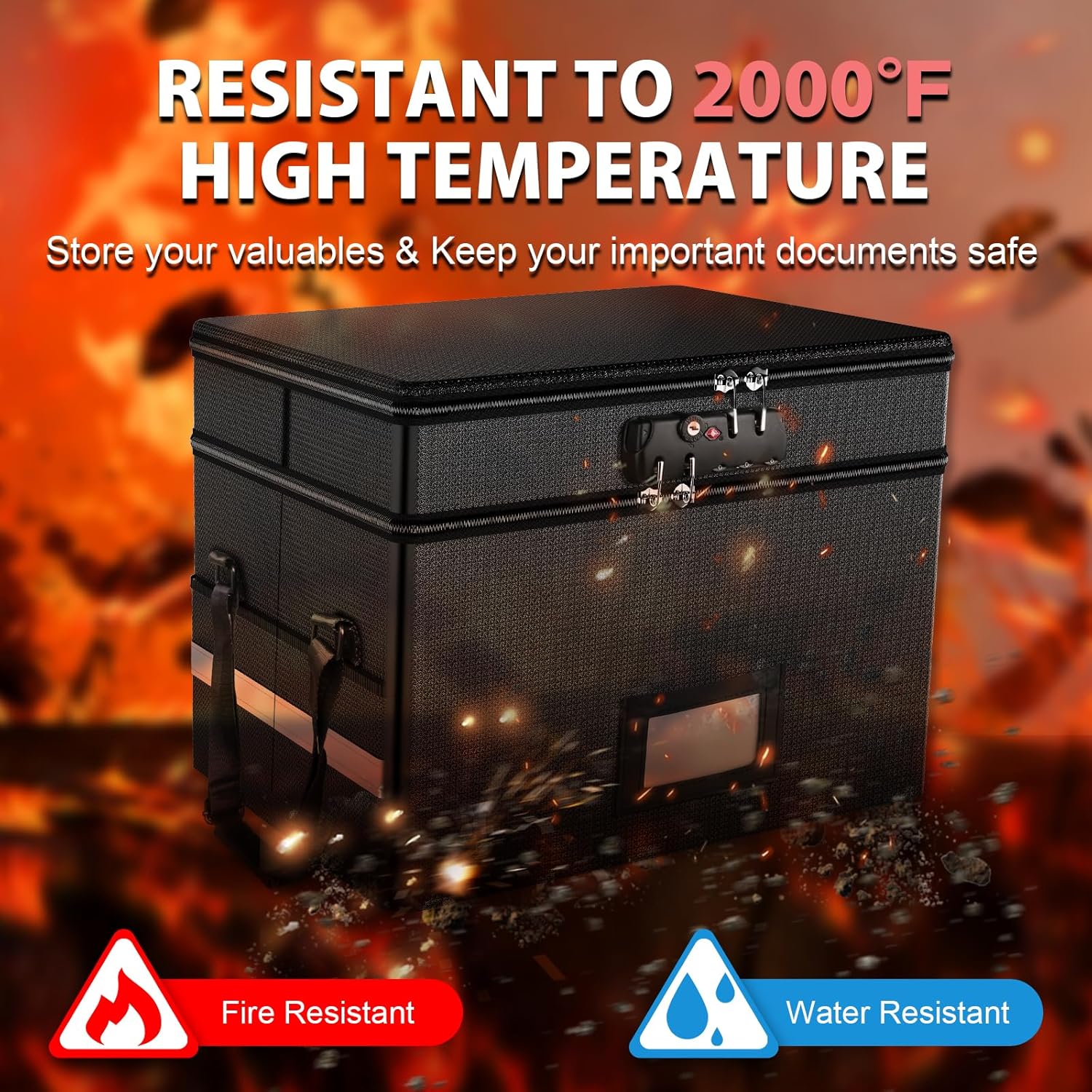 Fireproof Document Box with Lo – Fire Safe Document recenzja i cena