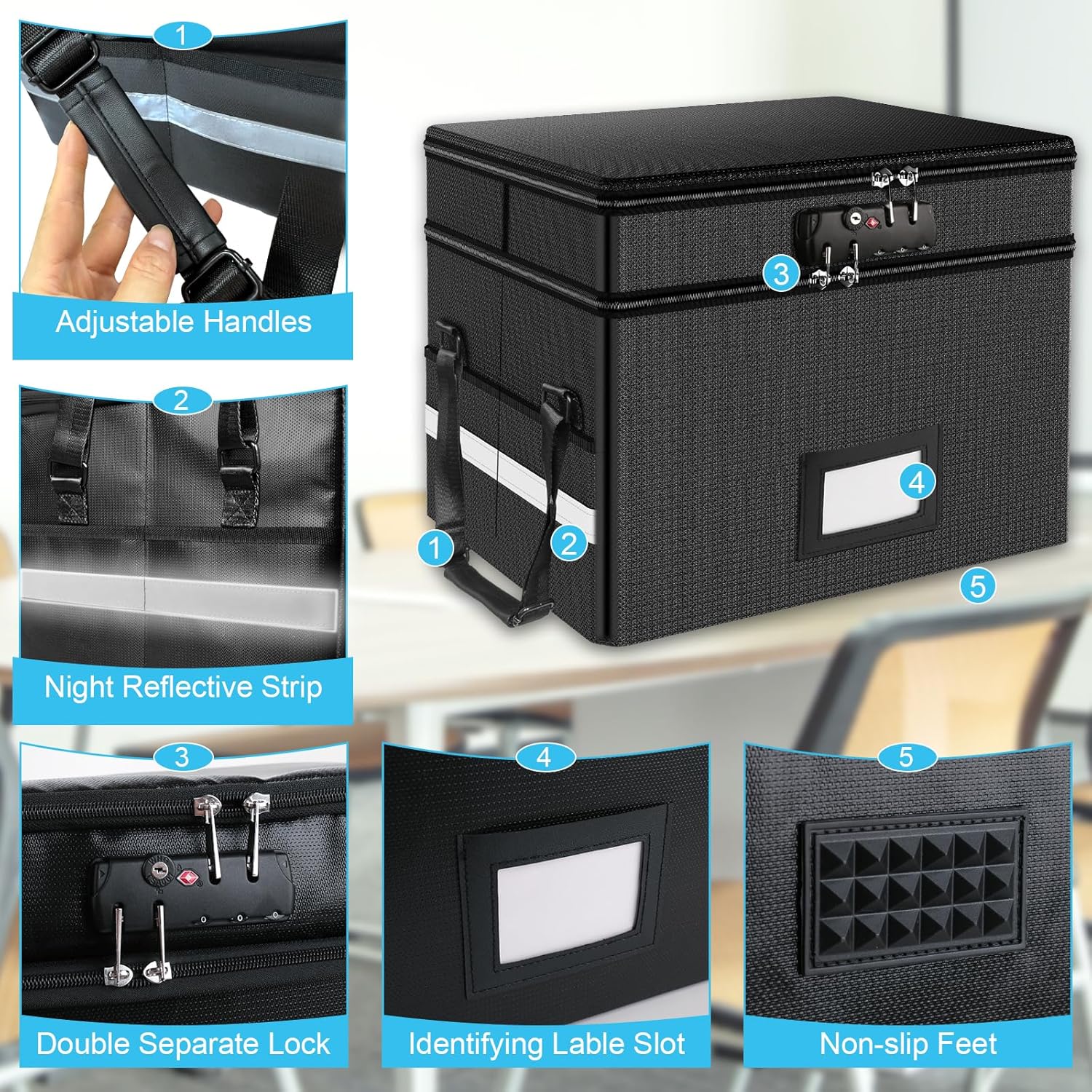 Fireproof Document Box with Lo – Fire Safe Document recenzja i cena