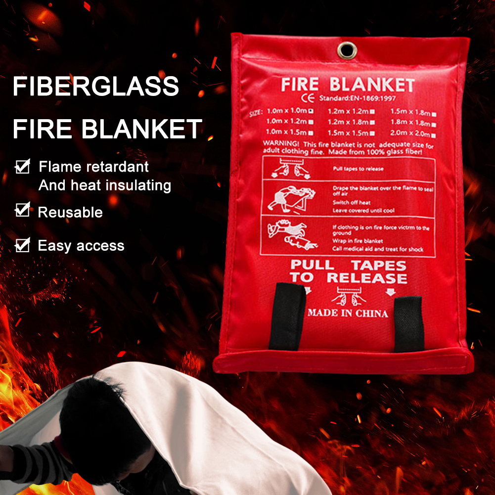 Fire Blanket Fiberglass Fire B – Fire Blanket Kitchen recenzja i cena