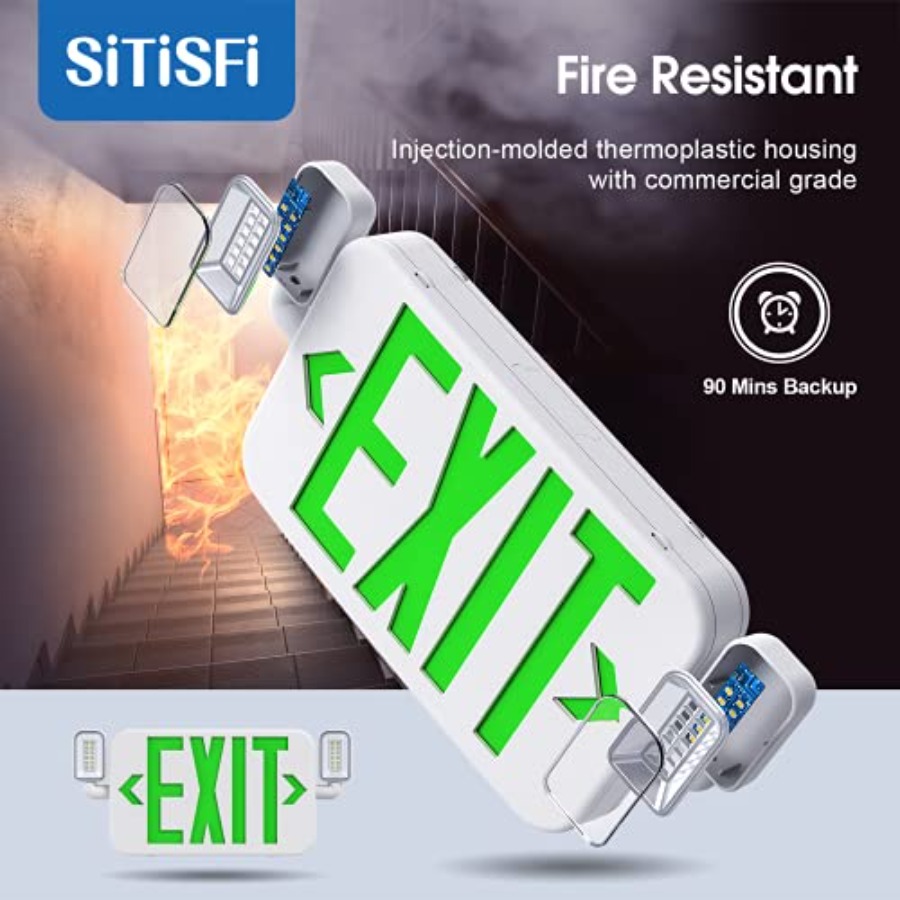 Led Combo Emergency Exit Sign  – Emergency Exit Sign recenzja i cena