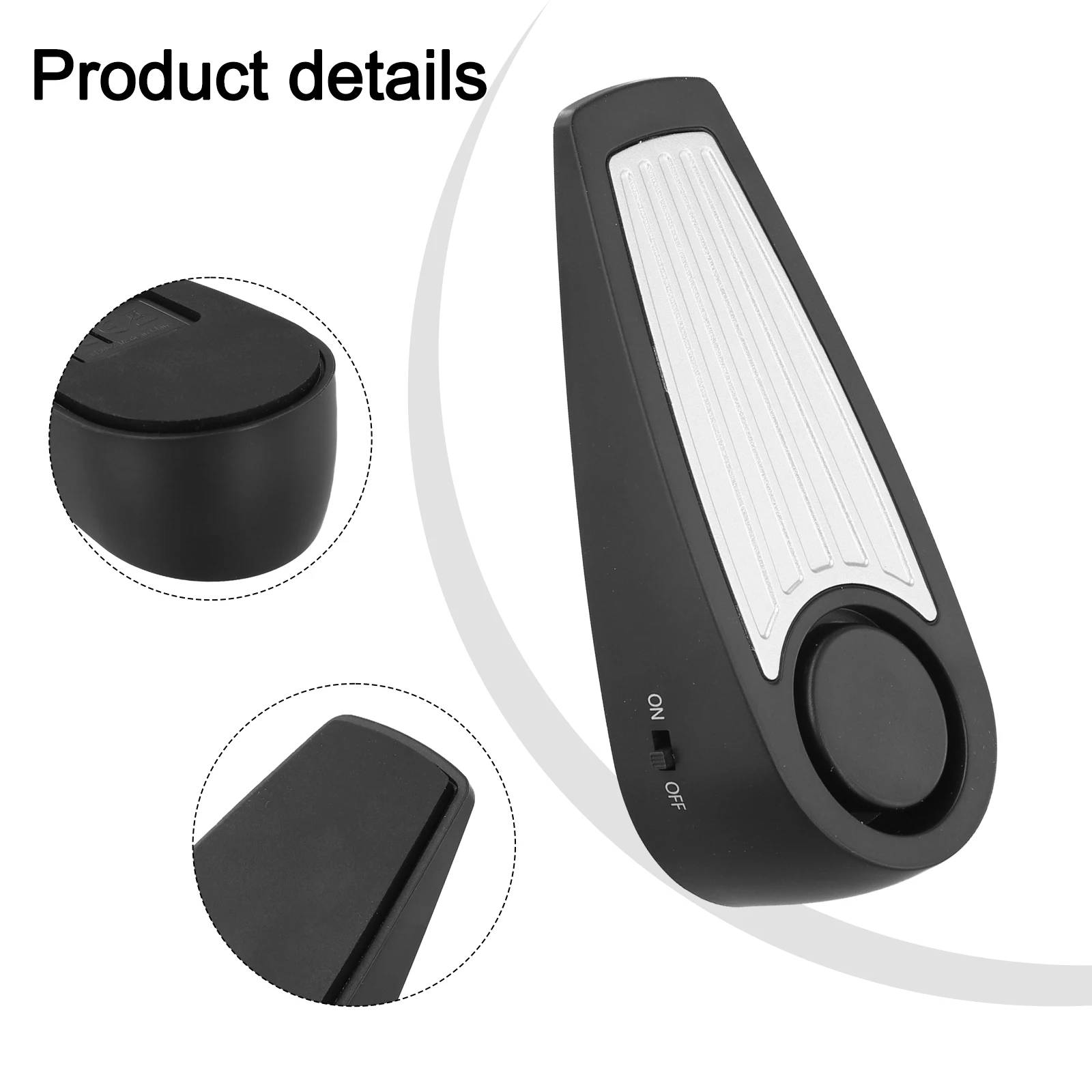 Alarm White Portable Doorstop  – Door Stop Alarm recenzja i cena
