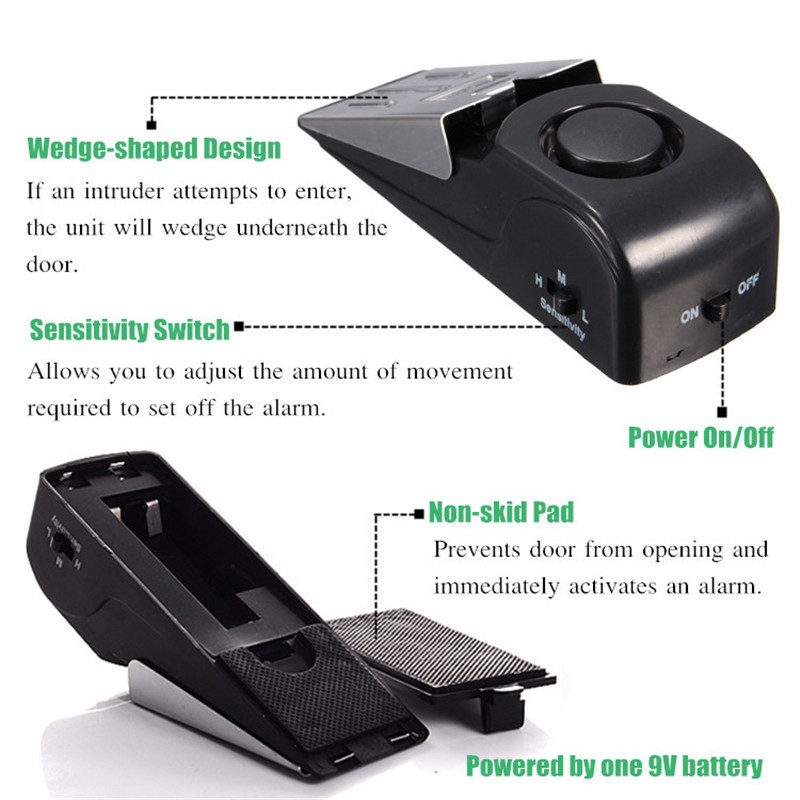KERUI 125DB Anti-theft Burglar – Door Stop Alarm recenzja i cena