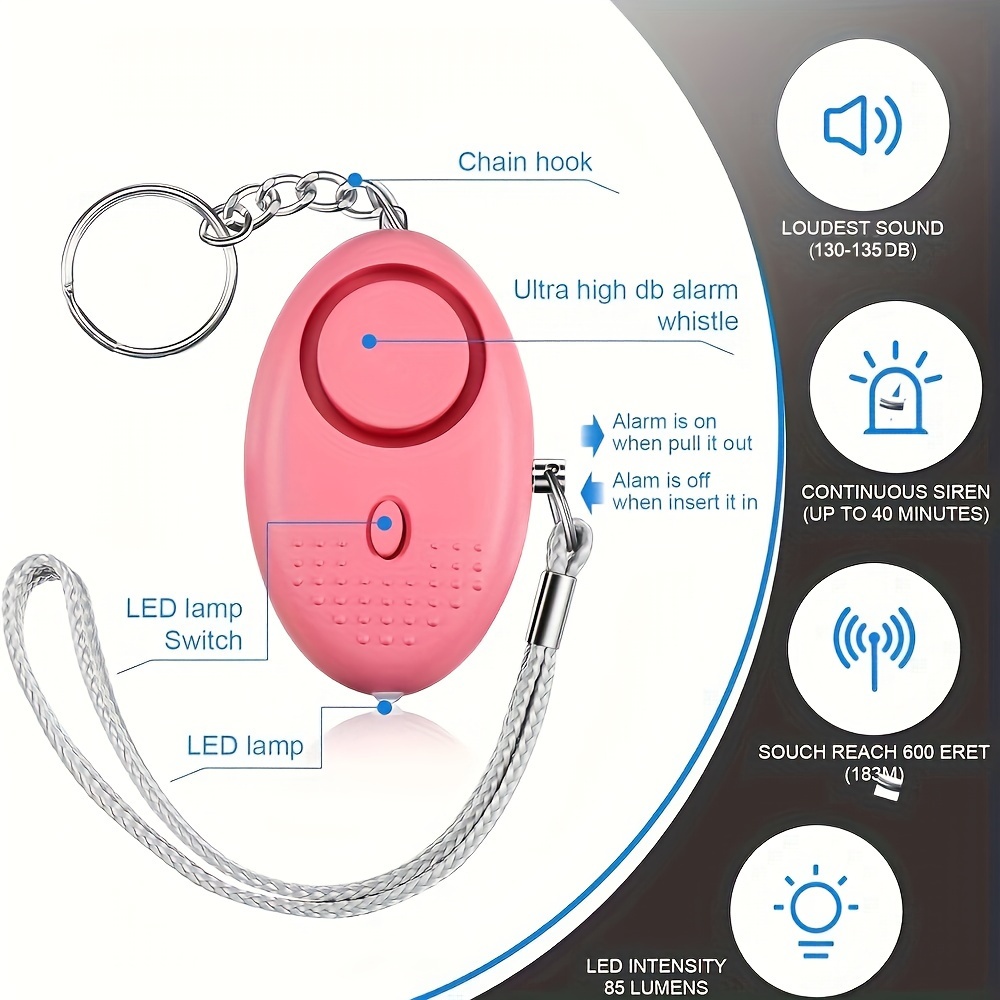 130dB Personal Safety Alarm wi – Personal Alarm Keychain recenzja i cena