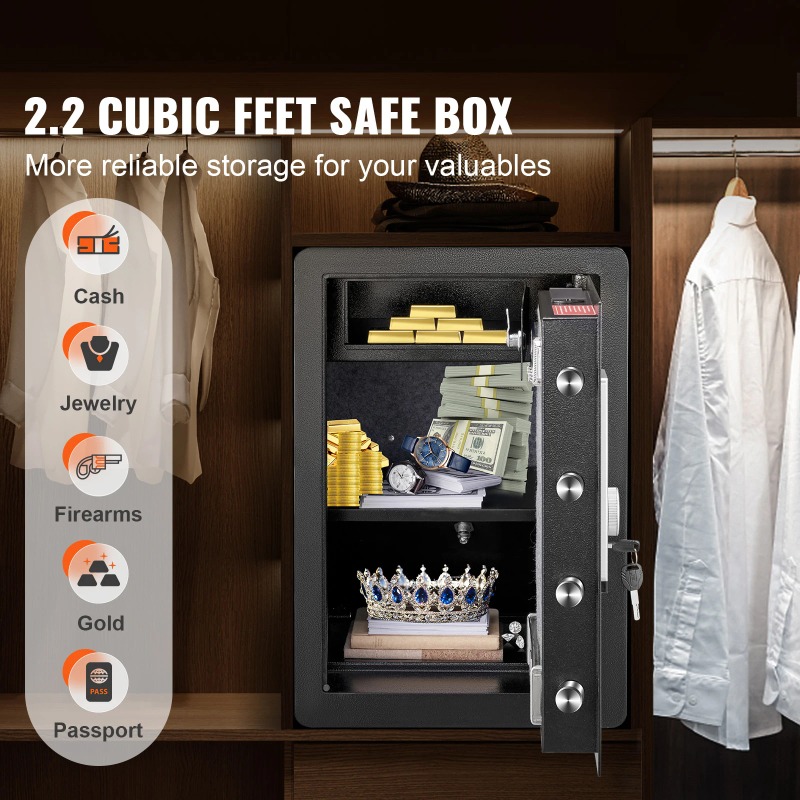 SucceBuy Electric Safe 2.2/1.8 – Fire Safe Document recenzja i cena