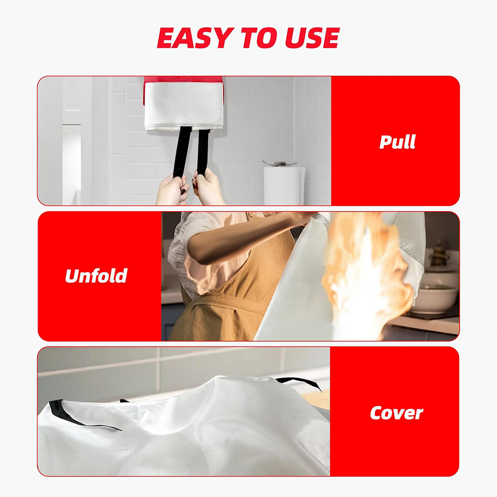 Fire Blanket 2 Pack 2*2m/1.5*1 – Fire Blanket Kitchen recenzja i cena