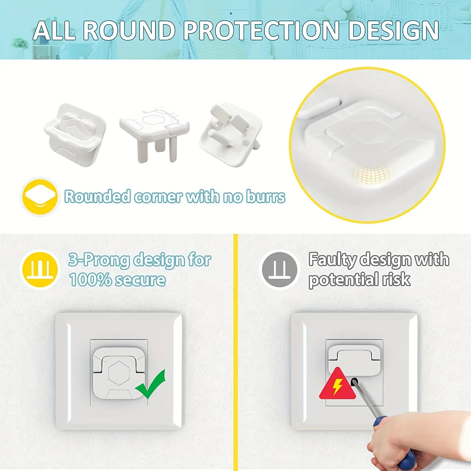 1-20Pc Baby Proof Outlet Cover – Outlet Cover Baby recenzja i cena