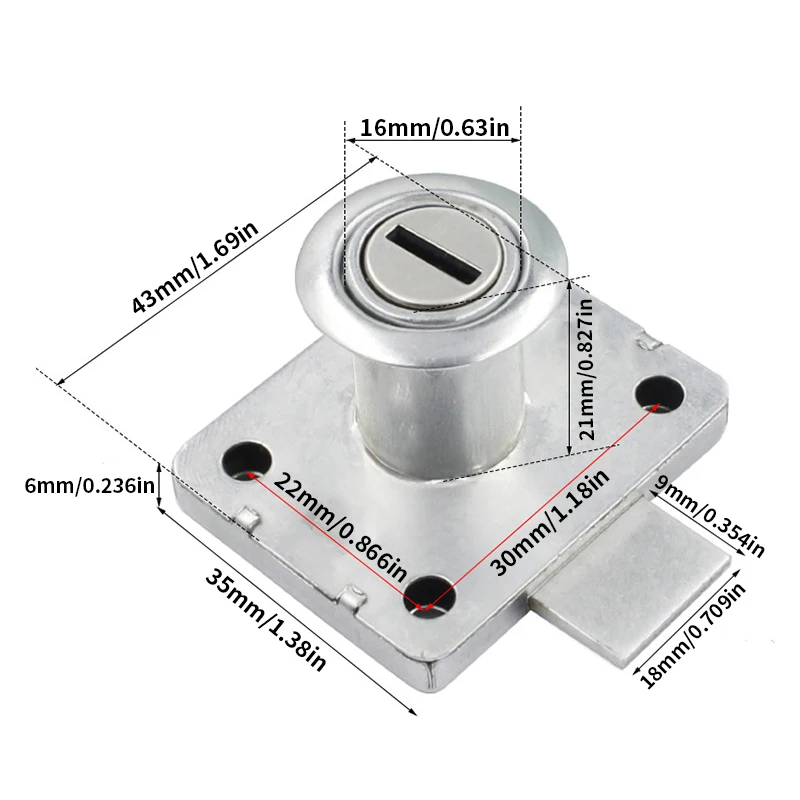 Drawer lock with key, used for – Medicine Cabinet Lock recenzja i cena