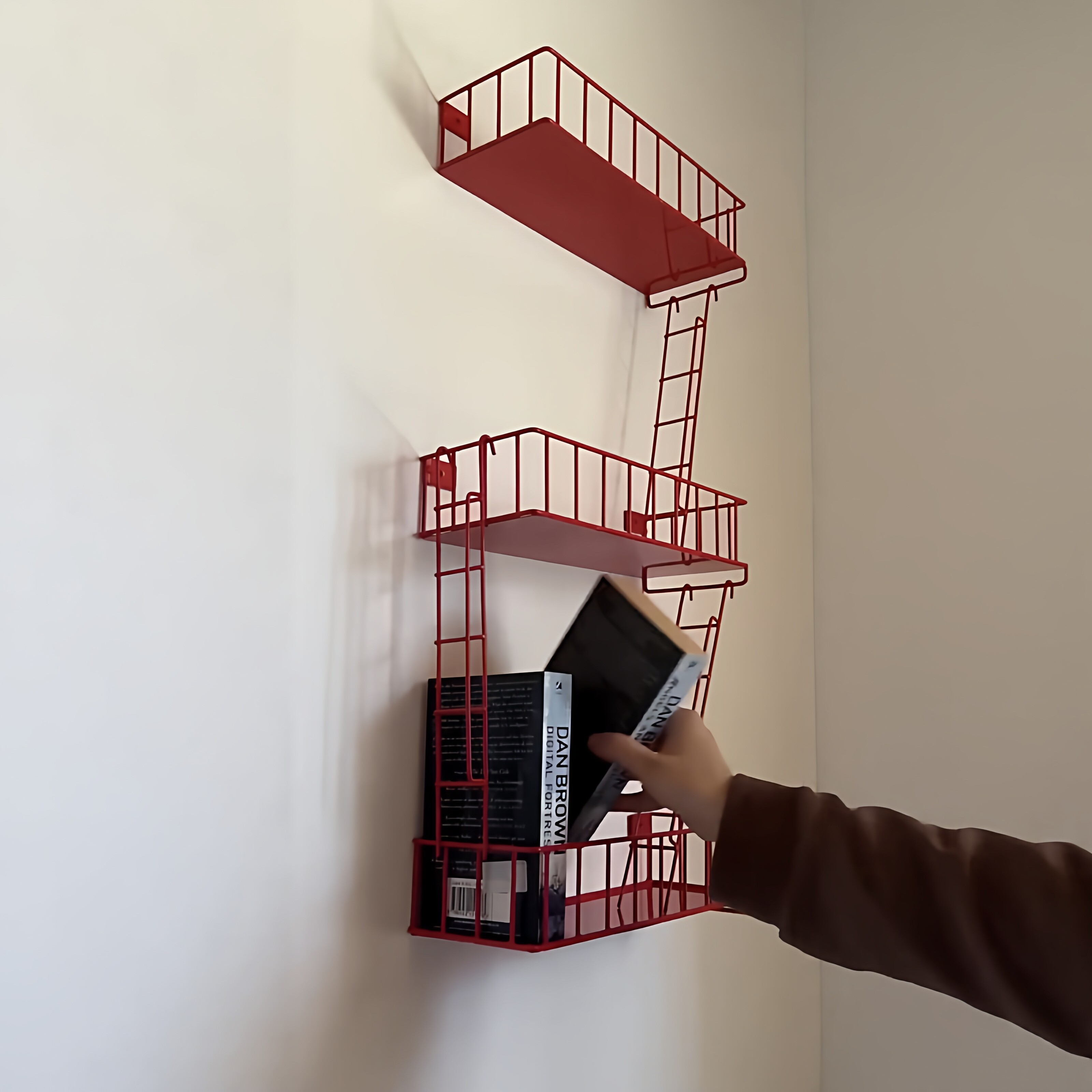 Fire Escape Wall Shelf, 3-Tier – Fire Escape Ladder recenzja i cena