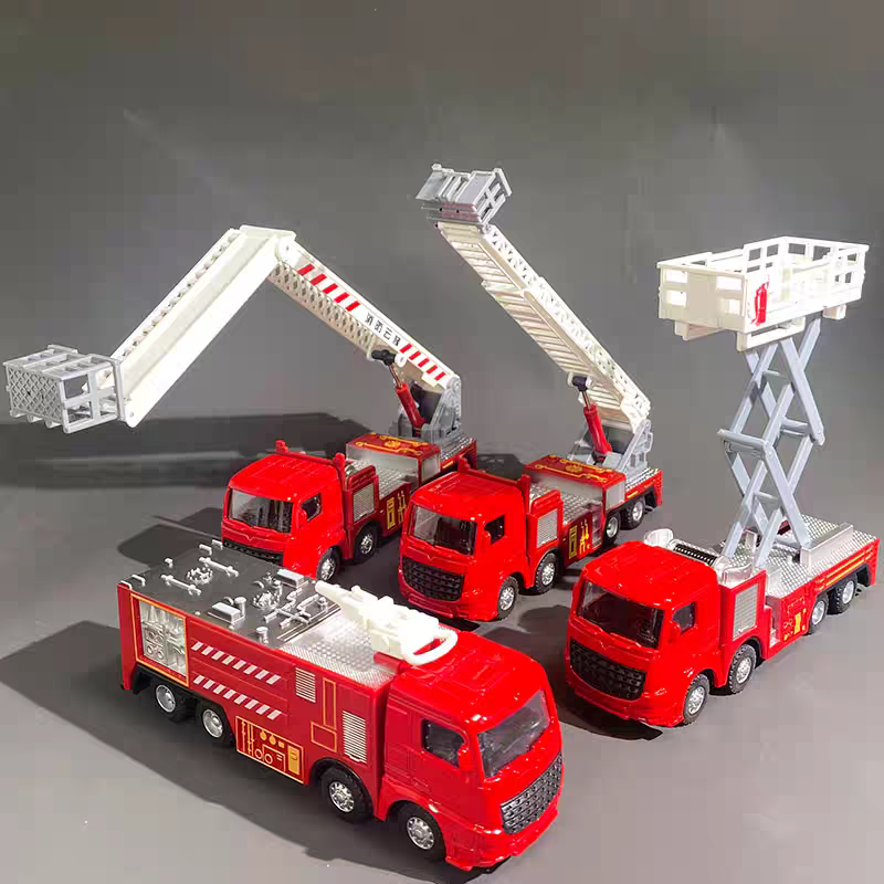 1:55 Diecast Fire Truck Model  – Fire Escape Ladder recenzja i cena