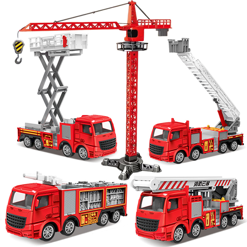 1:55 Diecast Fire Truck Model  – Fire Escape Ladder recenzja i cena