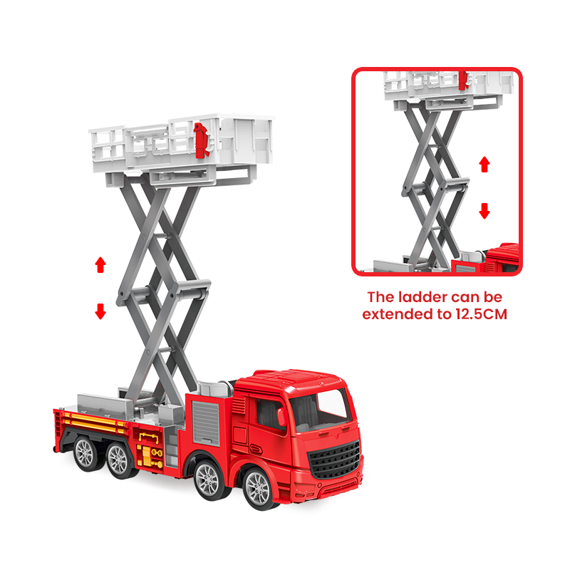 1:55 Diecast Fire Truck Model  – Fire Escape Ladder recenzja i cena