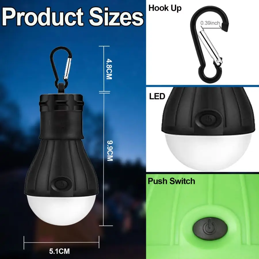 LED Camping Lights Tent Lamp P – Power Outage Light recenzja i cena