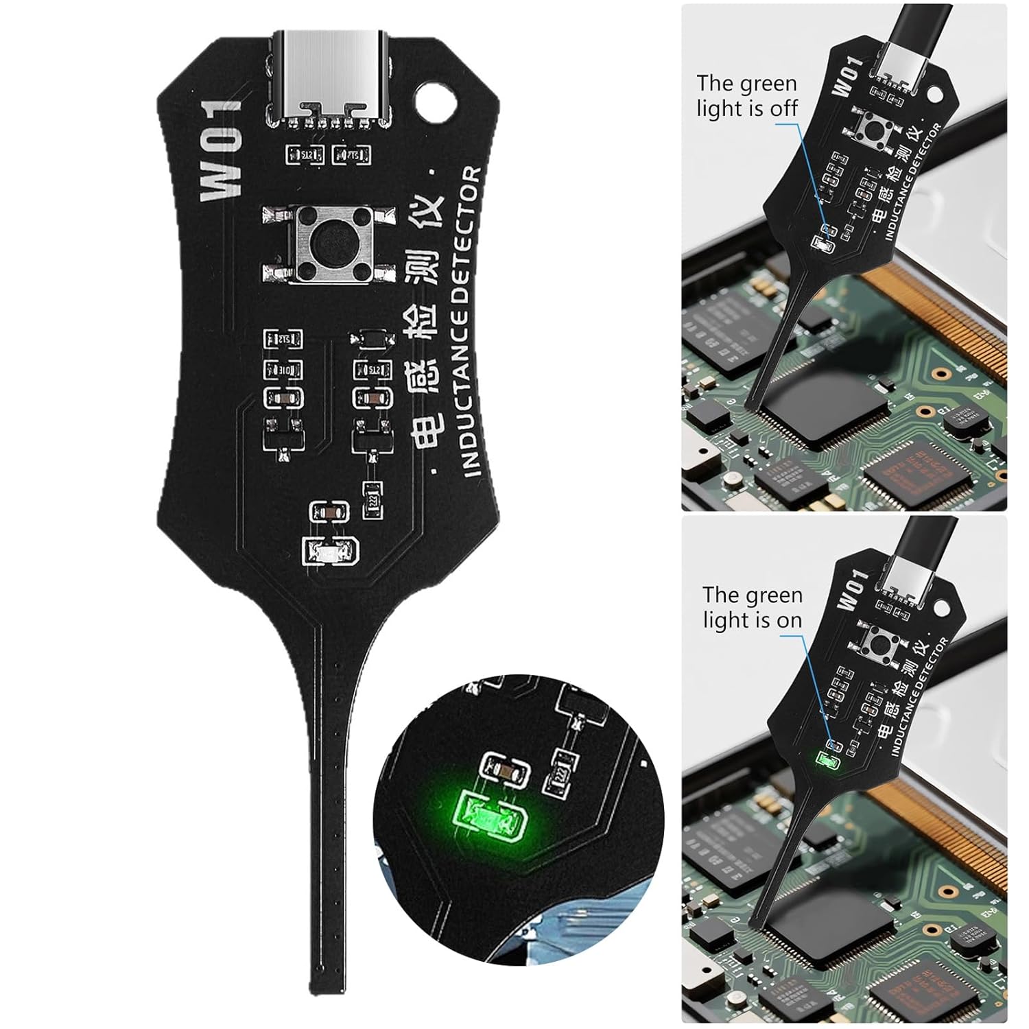 1PC W01 Motherboard Coil Teste – Co Detector Plug recenzja i cena