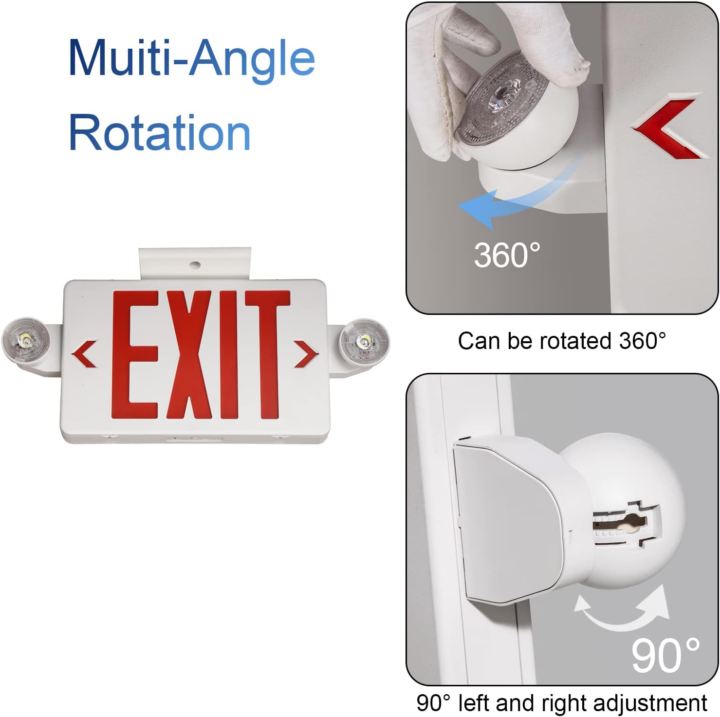 Red Exit Sign with Emergency L – Emergency Exit Sign recenzja i cena