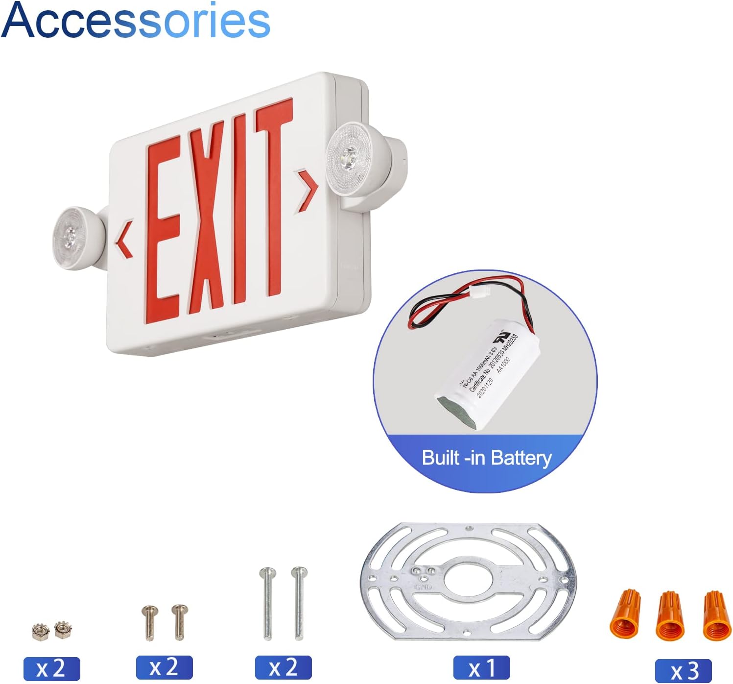 Red Exit Sign with Emergency L – Emergency Exit Sign recenzja i cena