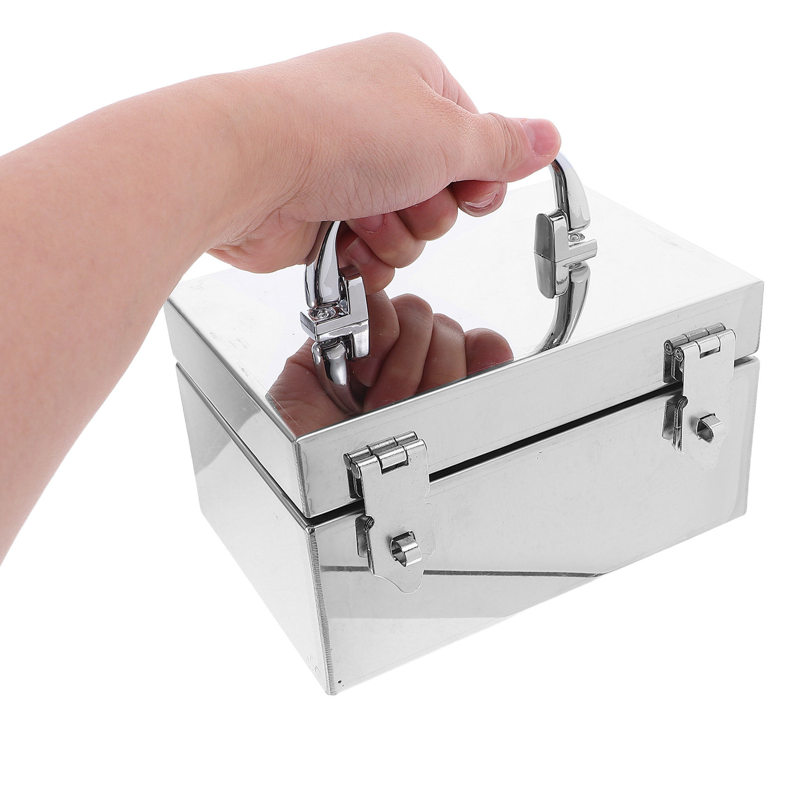 Portable Metal Cash Box Stainl – Lockbox Key Secure recenzja i cena