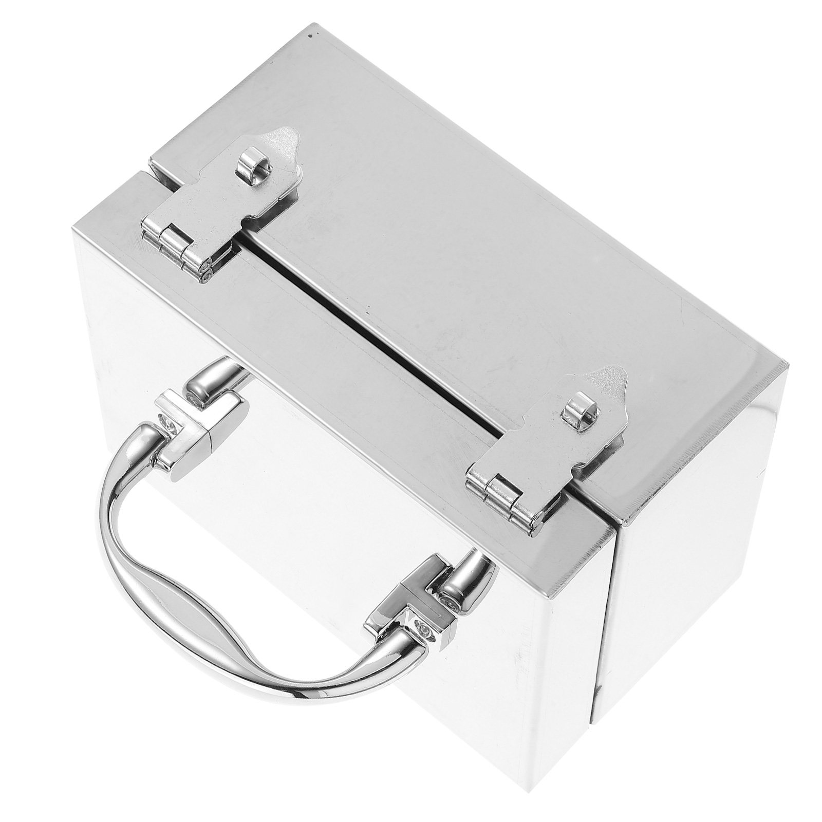 Portable Metal Cash Box Stainl – Lockbox Key Secure recenzja i cena