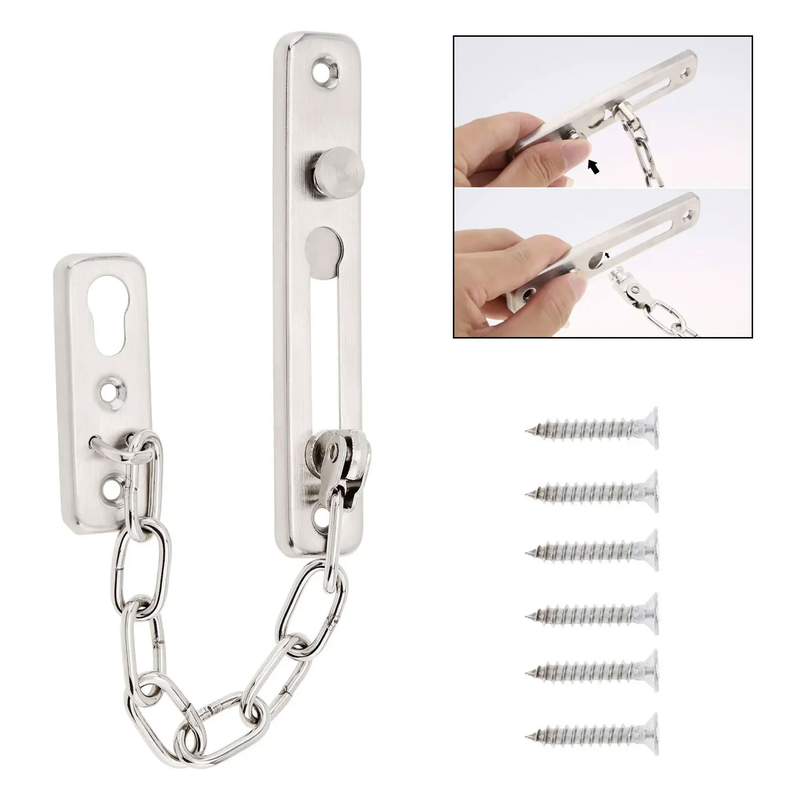 Solid Security Door Sliding Ch – Security Chain Door recenzja i cena