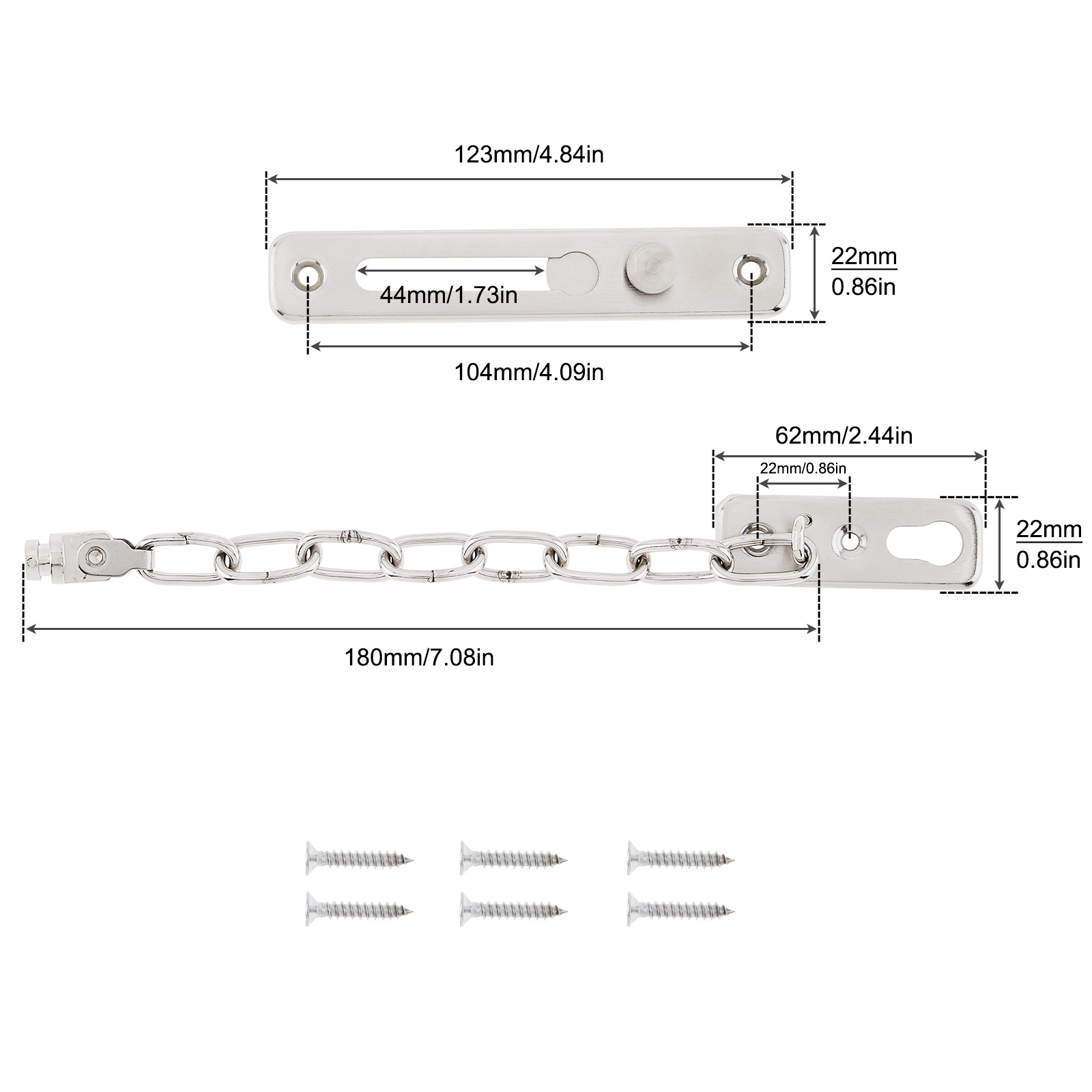 Solid Security Door Sliding Ch – Security Chain Door recenzja i cena