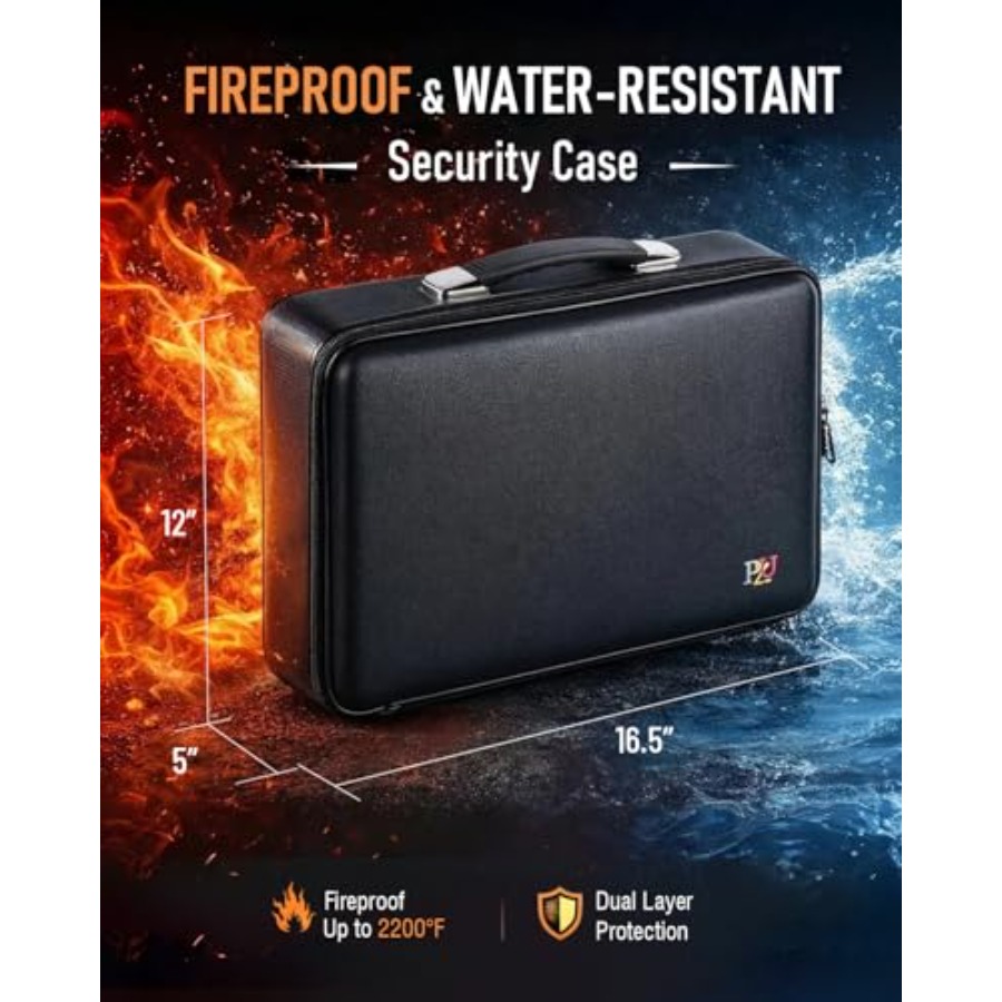 Fireproof Document Box - Hard- – Fire Safe Document recenzja i cena
